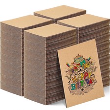 400 Pcs 5 x 7 Inch Corrugated Cardboard Sheets for Mailers 2 mm Thickness Fla... picture