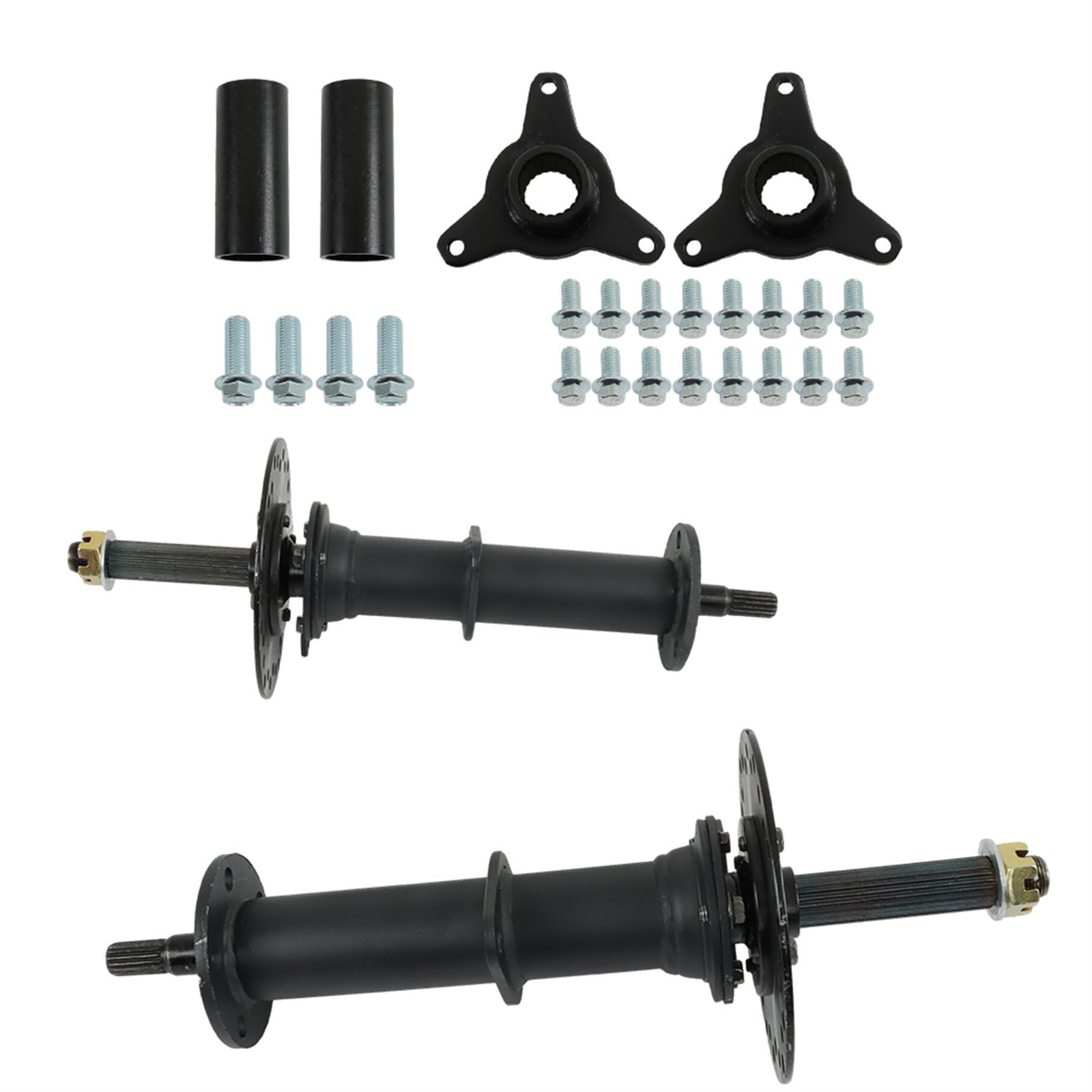 40 Differential Motor Rear Axle Kit w/7&8Wheels for Go Kart Golf Cart ATV Quad
