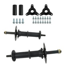 40 Differential Motor Rear Axle Kit w/7&8Wheels for Go Kart Golf Cart ATV Quad picture