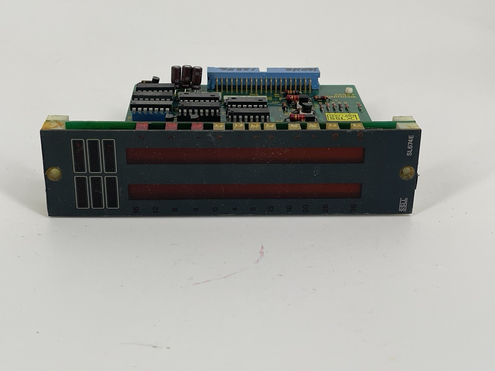 SSL Solid State Logic 82E57 82E72 Bargraph Meter Assembly 4000 Console Vinta#20