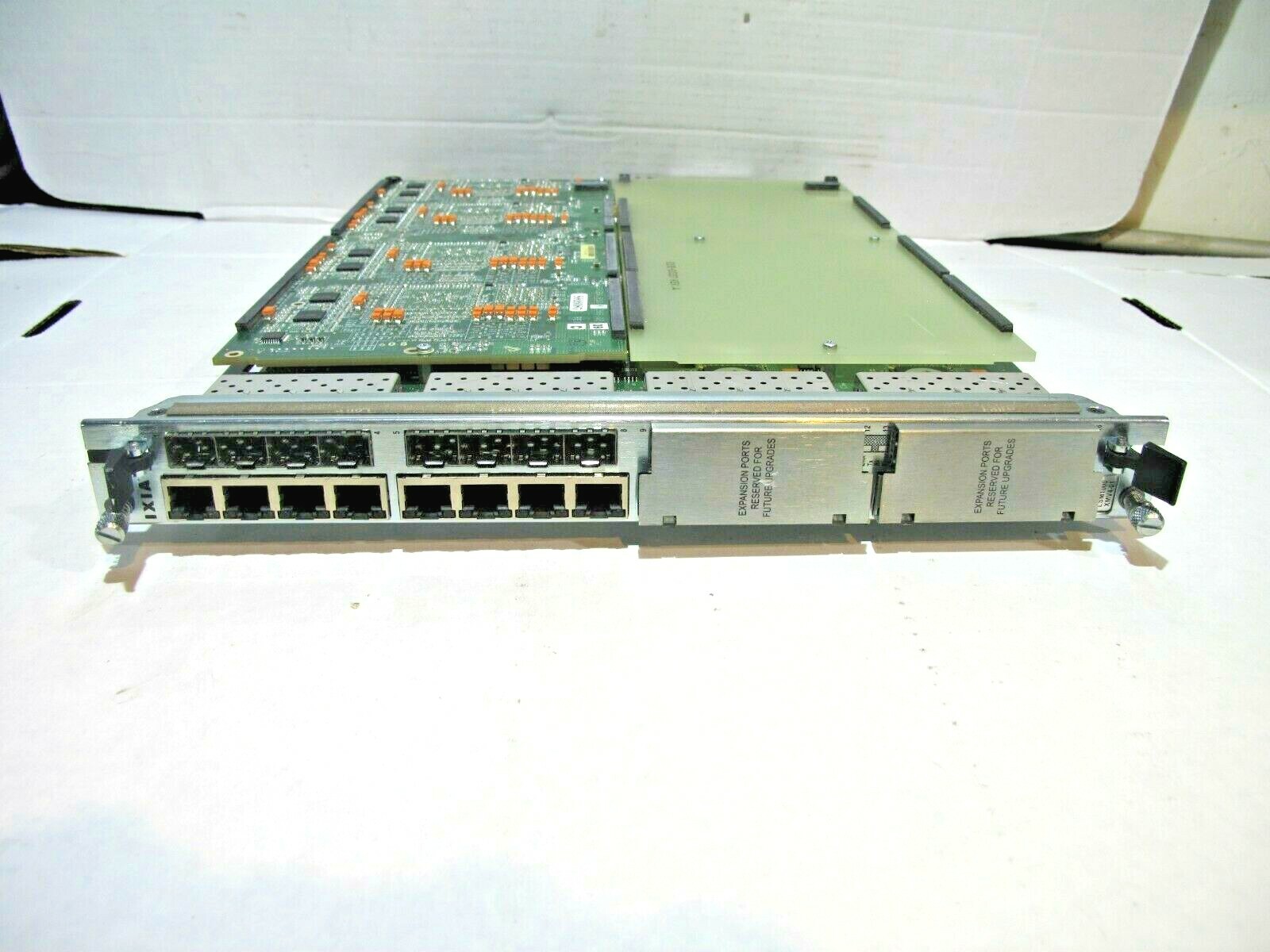 IXIA OPTIXIA LSM1000XMV8-01 8-PORT DUAL-PHY (RJ45 AND SFP) 10/100/1000 MBPS ENET IXIA OPTIXIA LSM1000XMV8-01 8-PORT DUAL-PHY (RJ45 AND SFP) 10/100/1000 MBPS ENET