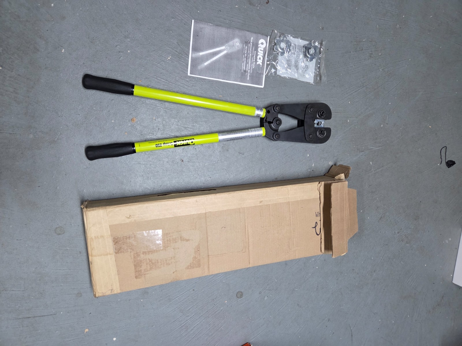 QUICK CABLE 250 HEX CRIMP 4255-001 CRIMPER QUICK CABLE 250 HEX CRIMP 4255-001 CRIMPER