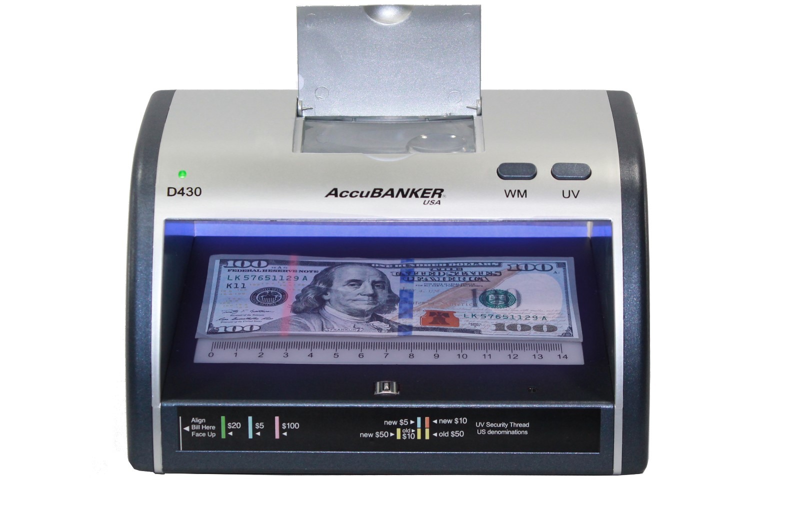 AccuBanker LED430 Counterfeit Bill and ID Detector AccuBanker LED430 Counterfeit Bill and ID Detector