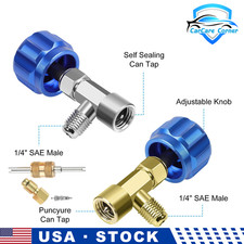 R134A Refrigerant Can Tap Kit Self Sealing Puncture Type For AC Maintenance picture