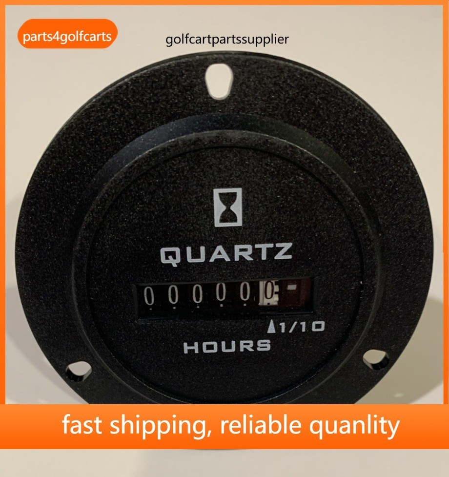 QUARTZ TRUMETER 732-0004 Hour Meter 3 Hole Round NEW QUARTZ TRUMETER 732-0004 Hour Meter 3 Hole Round NEW