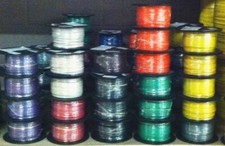 500 FT TFFN/TEWN WIRE. 18AWG STRANDED BC  600 VOLT. MADE IN USA.  3 COLORS AVAIL picture