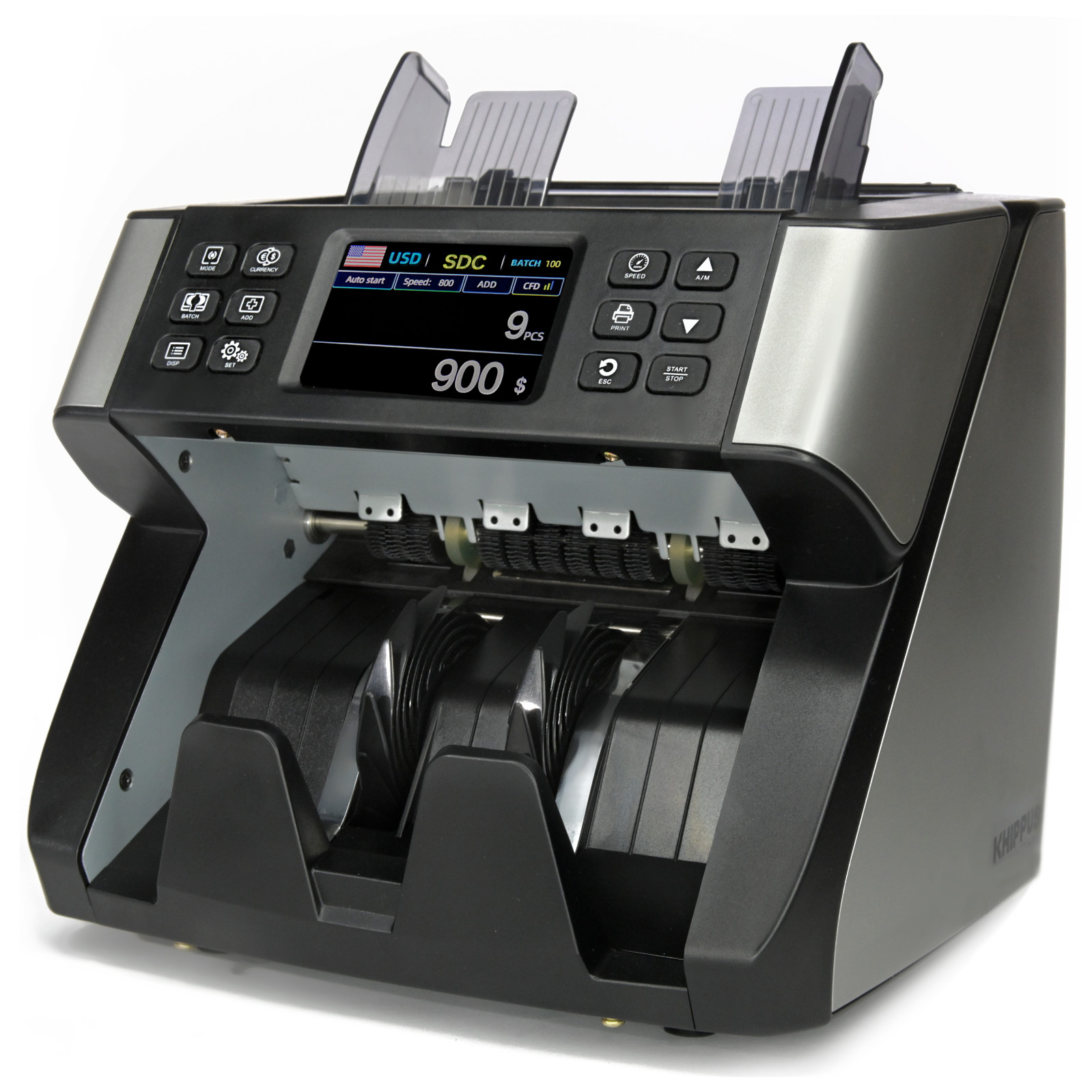 Money Counter Machine Mixed Bill Value Denomination Counting KHIPPUS Pro5500 Money Counter Machine Mixed Bill Value Denomination Counting KHIPPUS Pro5500