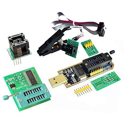 EEPROM BIOS USB Programmer CH341A + SOIC8 Clip + 1.8V Adapter + SOIC8 Adapter...