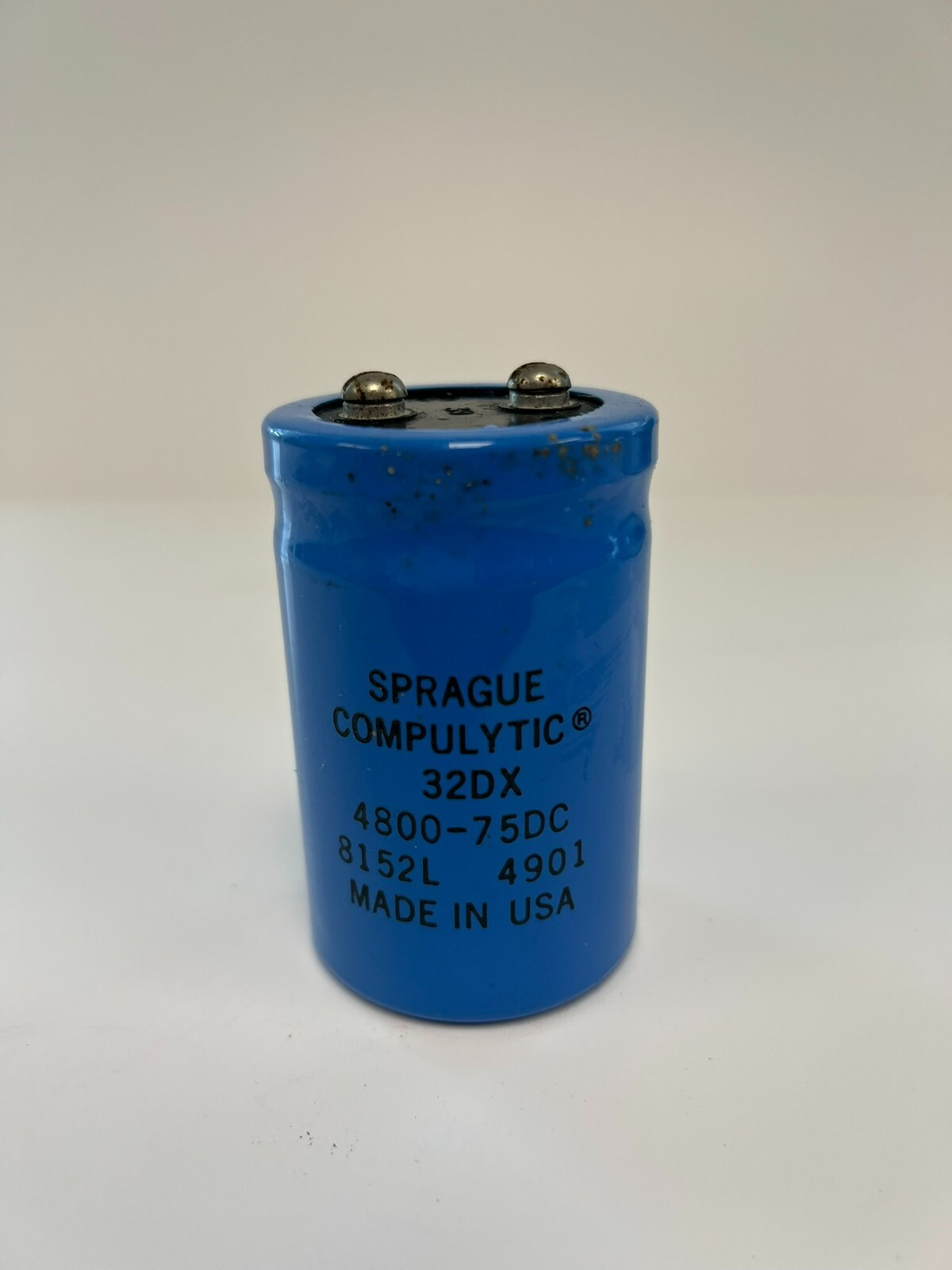 Sprague Compulytic 32DX 4800-75DC 8152L 4901 Capacitor