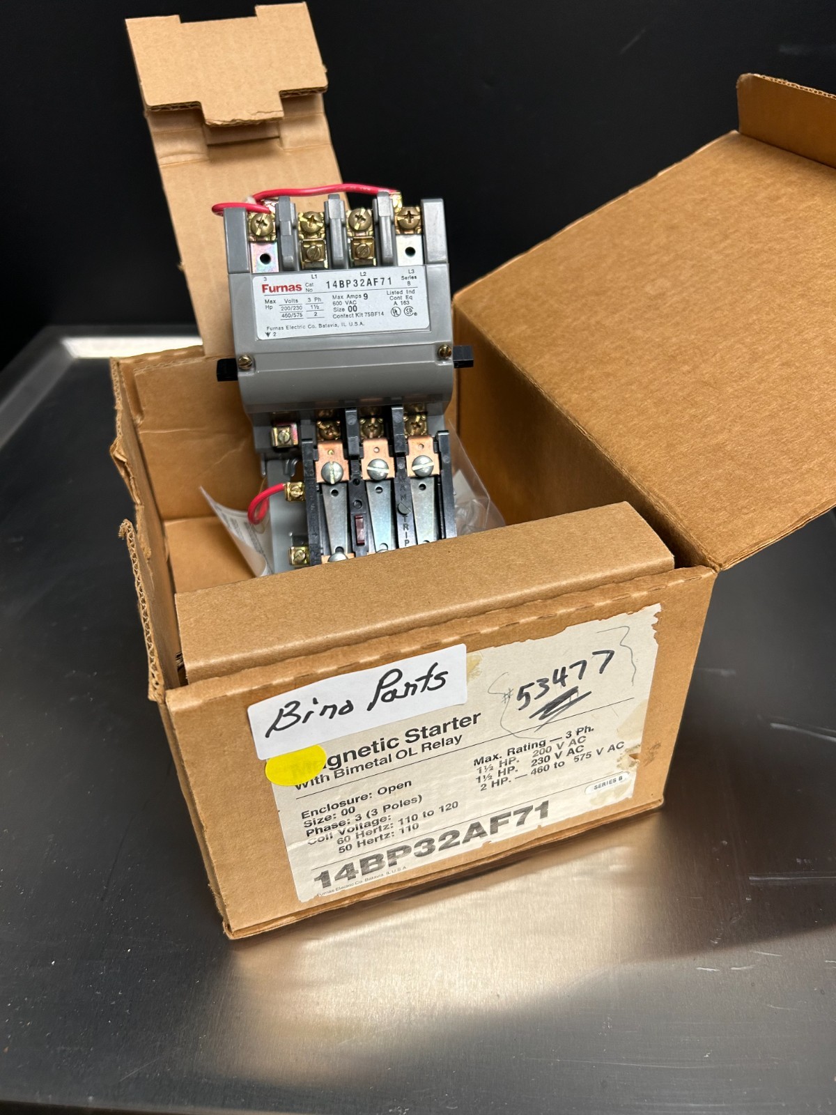 FURNAS / Siemens 14BP32AF71 Magnetic Motor Starter