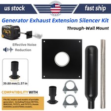 Generator Exhaust Extension Silencer Kit For Firman Or Honda w/ Adapter Muffler picture