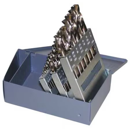Chicago-Latrobe 69853 29Pc 135 Degree Heavy-Duty Cobalt Screw Machine Drill Set Chicago-Latrobe 69853 29Pc 135 Degree Heavy-Duty Cobalt Screw Machine Drill Set