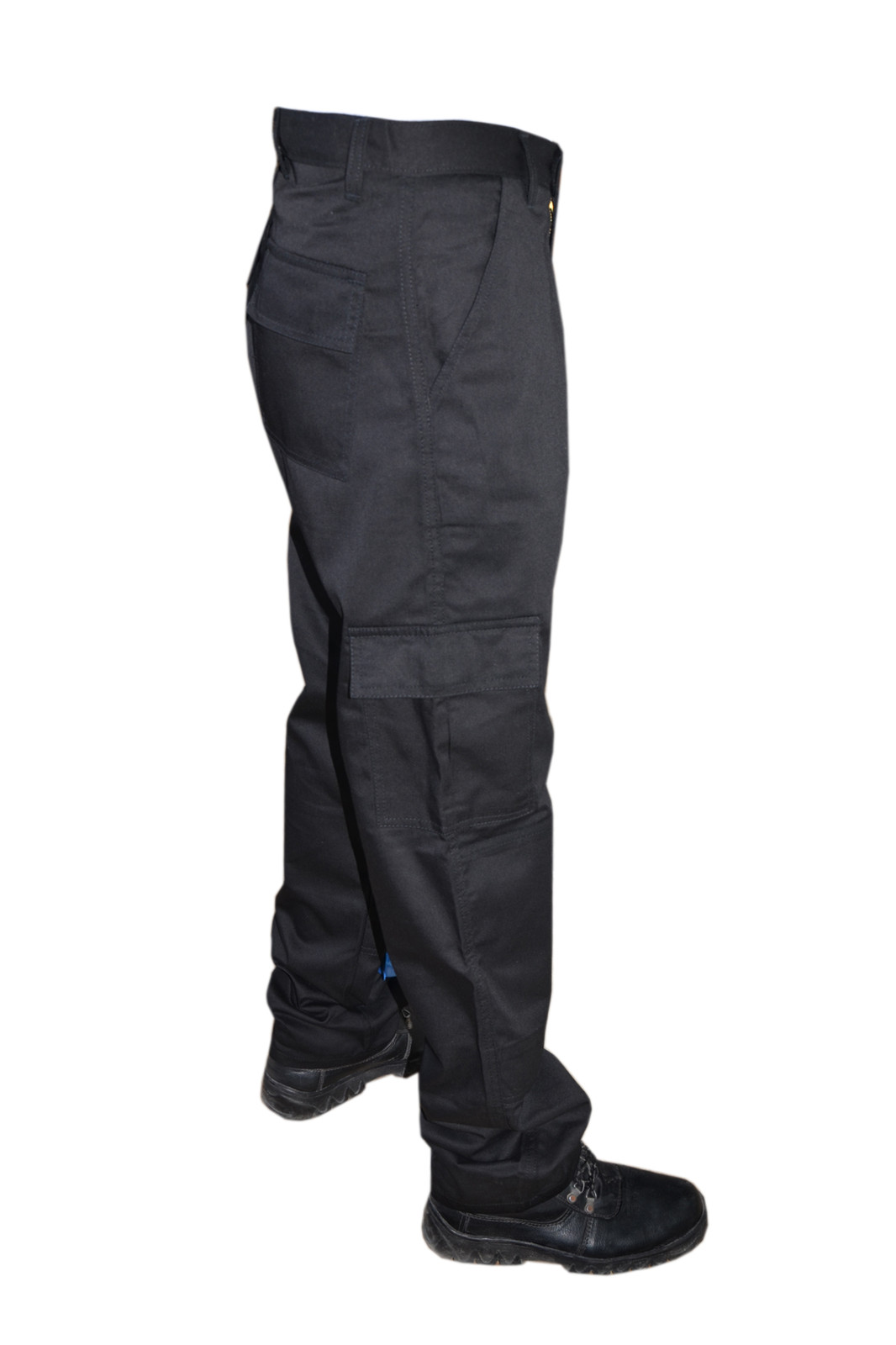 2 x Packs S3 Mens Black Navy Cargo Trousers Outdoor Workwear Warehouse Trousers