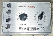 EICO 495 Voltage Calibrator-Oscilloscope Stabilized -Vintage TESTED WORKING picture