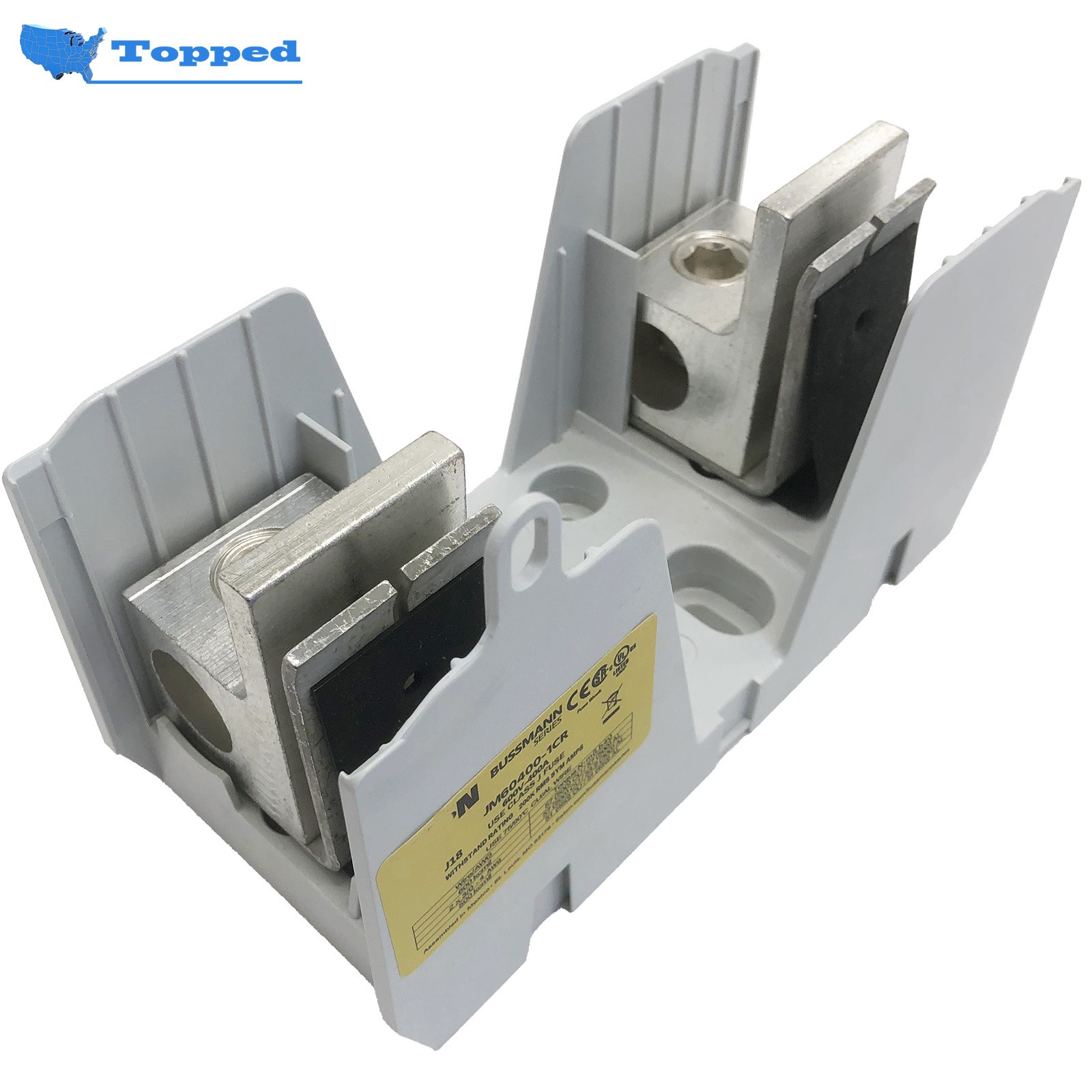 1Pc Brand New 1-Pole Class J Fuse Block for BUSSMANN JM60400-1CR 600V-400A 1Pc Brand New 1-Pole Class J Fuse Block for BUSSMANN JM60400-1CR 600V-400A