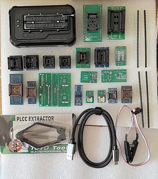 XGecu T76 Programmer+21 Adapters Support Eprom ISP BGA Socket Tester Clip Socket