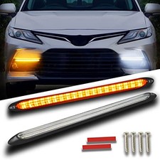 Qasim 14in LED Daytime Running Strip White Amber Sequential Turn Light picture