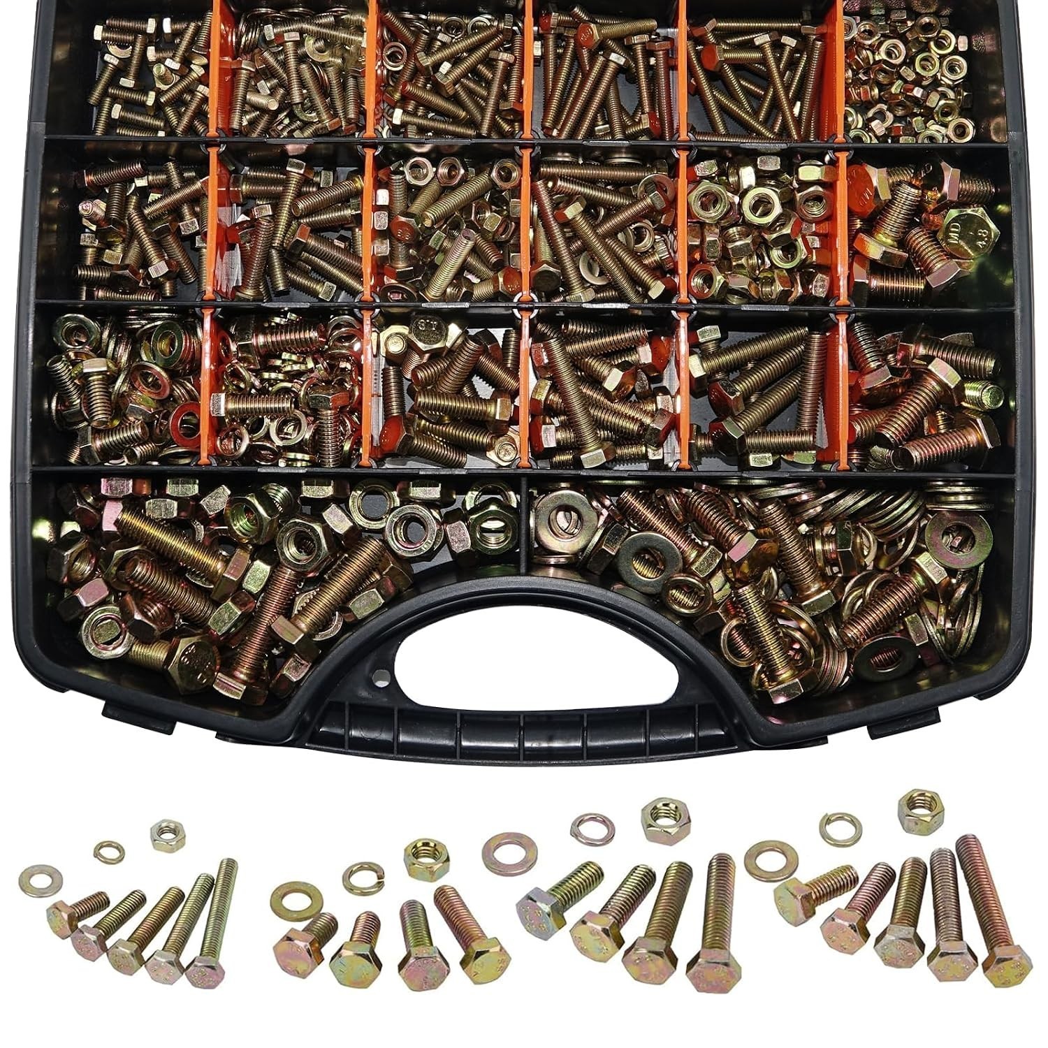 1020PCS Grade 8.8 Metric Bolt Assortment Kit 1020PCS Grade 8.8 Metric Bolt Assortment Kit
