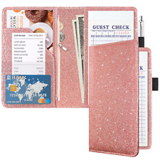 ACdream Server Books for Waitress with Zipper Pocket, Guest Book Note Pad, Cute picture
