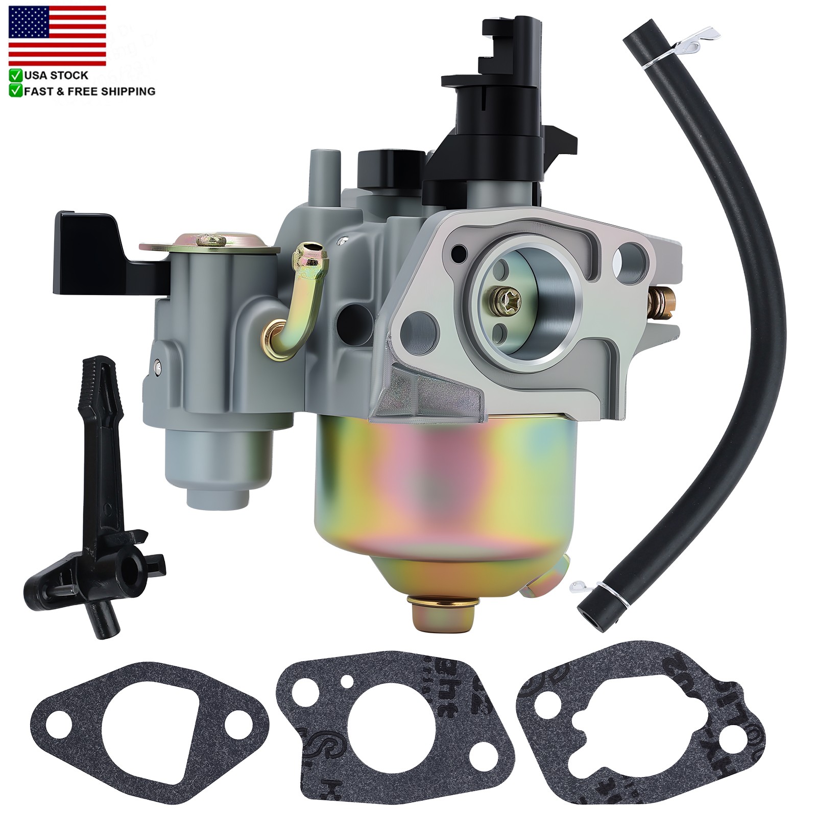 Carburetor For Harbor Freight Predator 212cc Engine 60363 69730 Honda GX160 Carburetor For Harbor Freight Predator 212cc Engine 60363 69730 Honda GX160