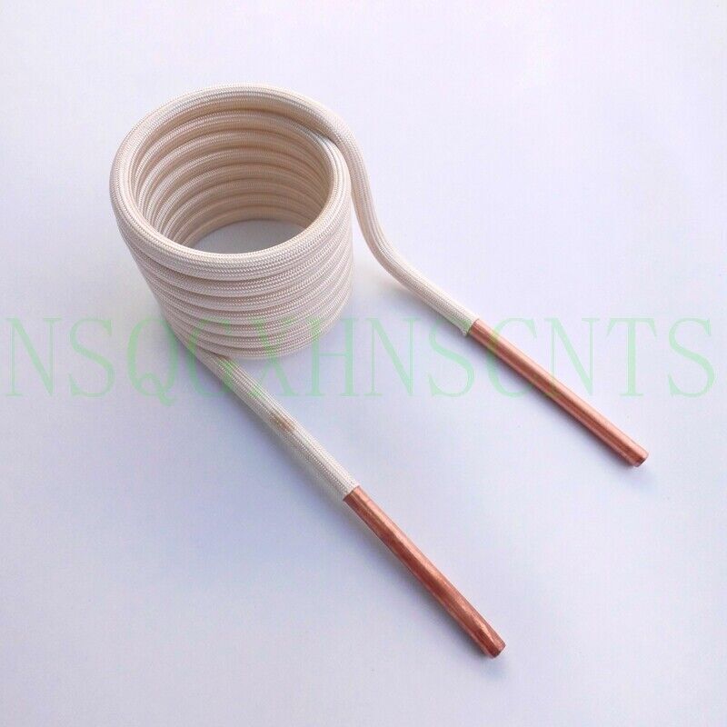 Induction heating coil ZVS copper tube high frequency furnace 6mm