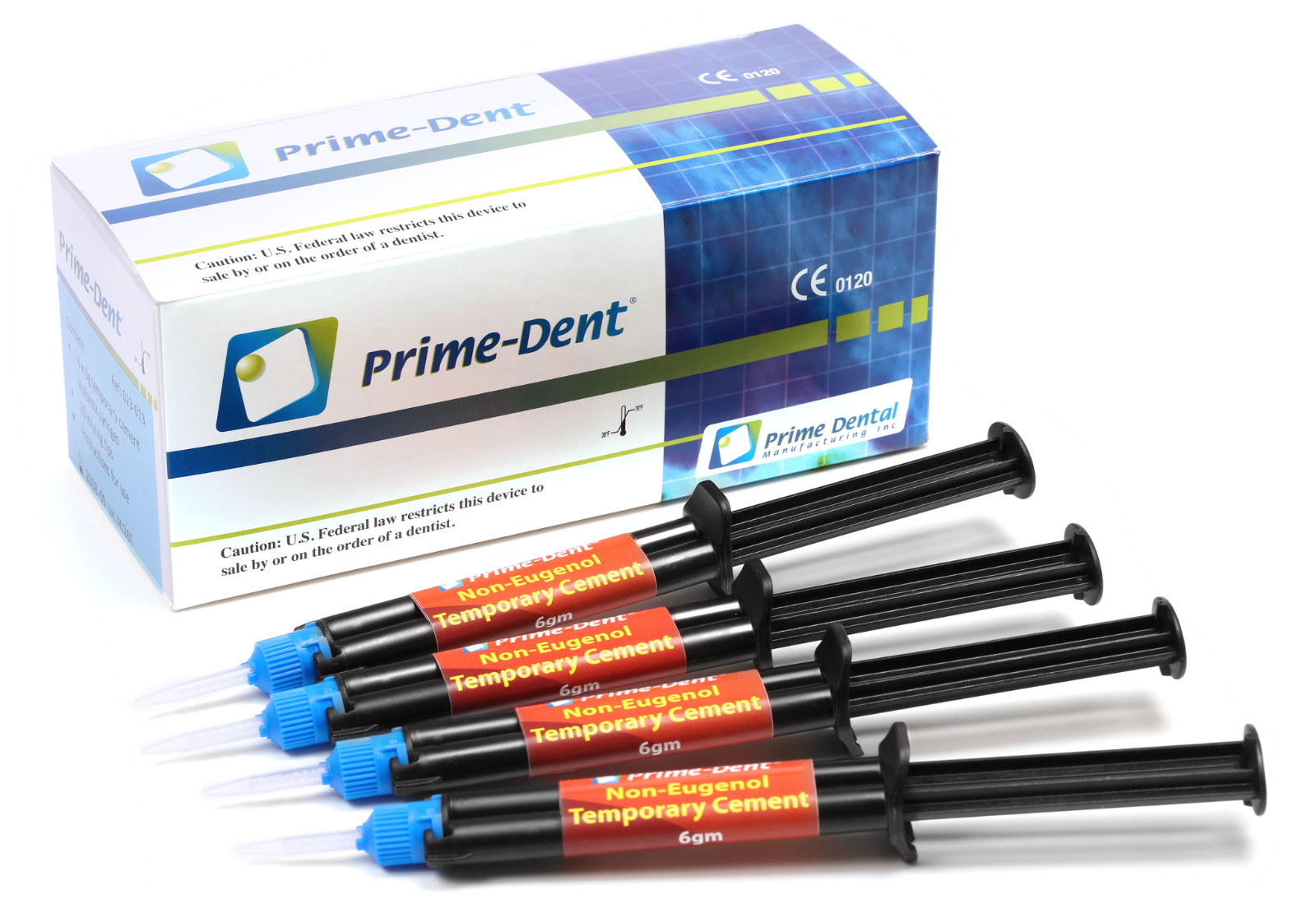 Prime-Dent Dental Non-Eugenol Automix Temporary Cement 4 Syr. Kit Prime-Dent Dental Non-Eugenol Automix Temporary Cement 4 Syr. Kit