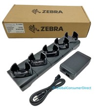 New in Box Zebra TC70 TC72 TC75 TC77 5-Slot Charger Cradle Kit CRD-TC7X-SE5C1-01 picture