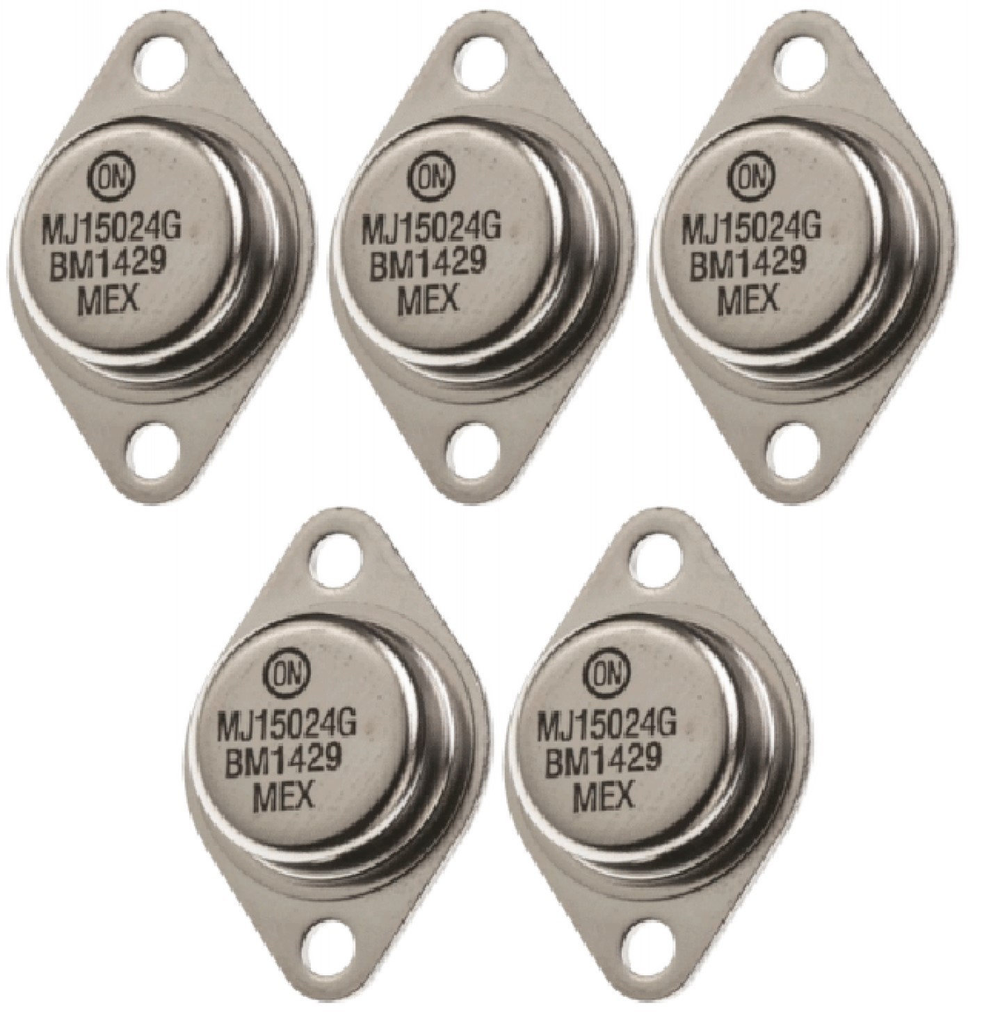 MJ15024  To-3 Silicone Audio Power Output Transistor 5 Pack