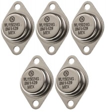 MJ15024  To-3 Silicone Audio Power Output Transistor 5 Pack picture