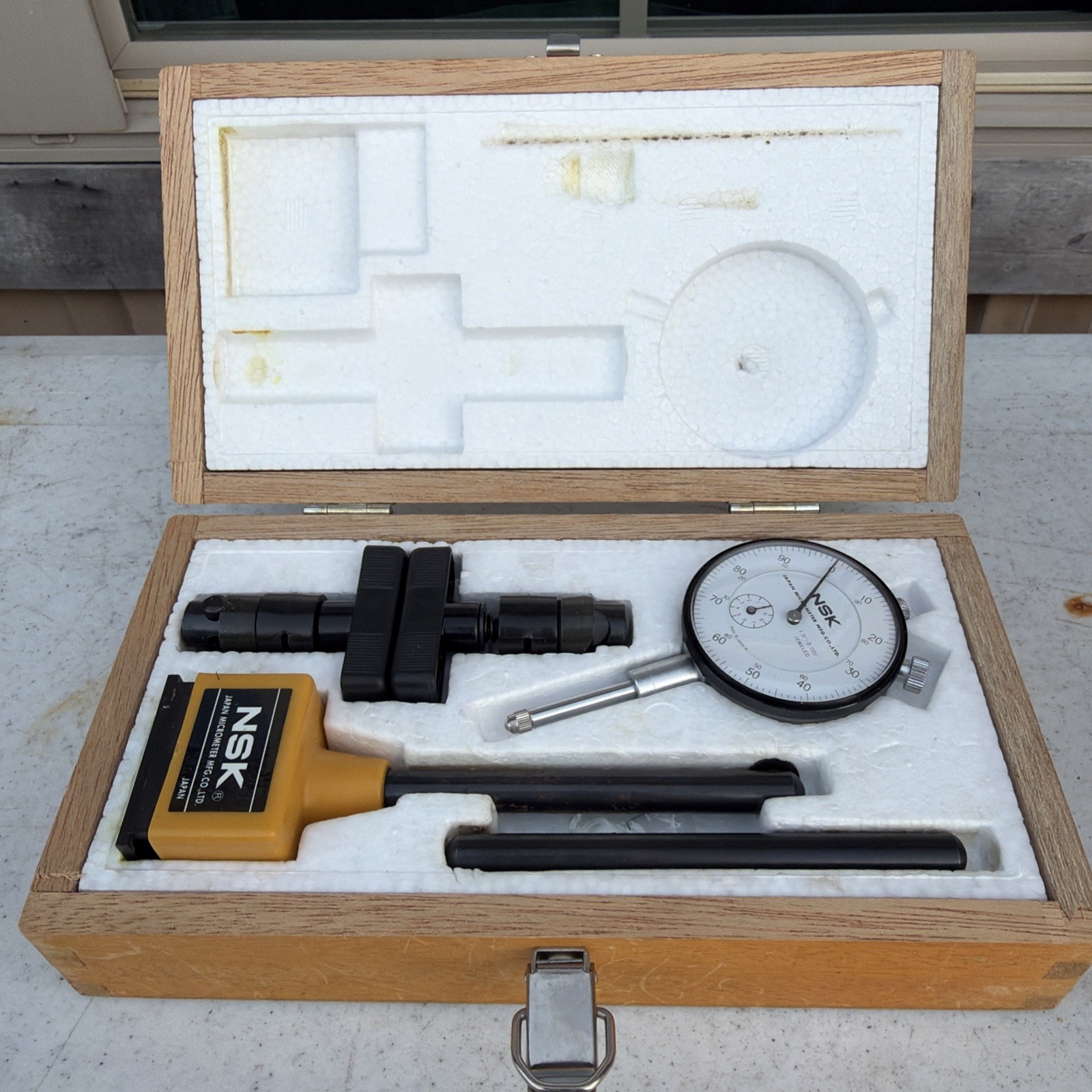 NSK BORE HOLE GAUGE MICROMETER  VINTAGE Japan