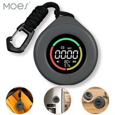 MOES Mini Carbon Monoxide Detector Portable Temp/Humi/CO Meter Travel Camping RV picture