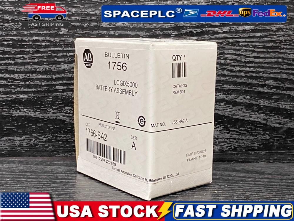1PC New Surplus 1756-BA2 3V Lithium Battery Assembly For ControlLogix L6X CPU