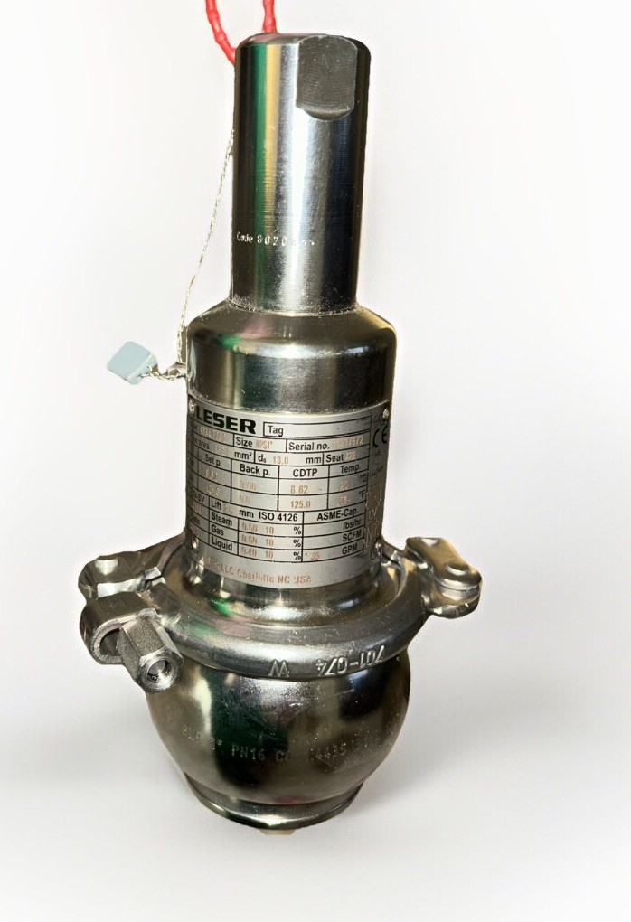 NEW LESER # 4834.7702 SAFETY PRESSURE VALVE. Psi 125.0. *FREE SHIPPING*. AD NEW LESER # 4834.7702 SAFETY PRESSURE VALVE. Psi 125.0. *FREE SHIPPING*. AD