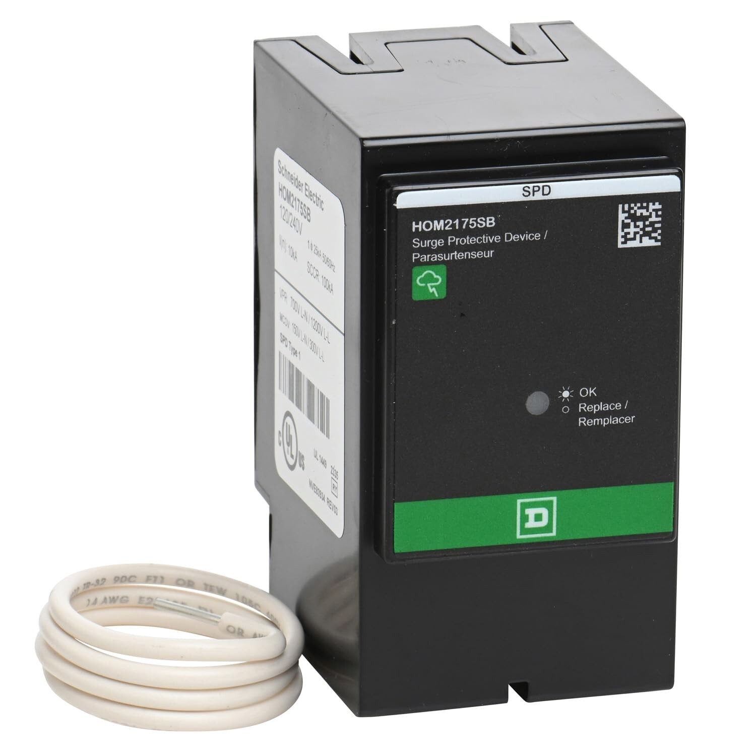 Square D by Schneider Electric HOM2175SB Homeline SurgeBreaker,25kA,120/240V Square D by Schneider Electric HOM2175SB Homeline SurgeBreaker,25kA,120/240V