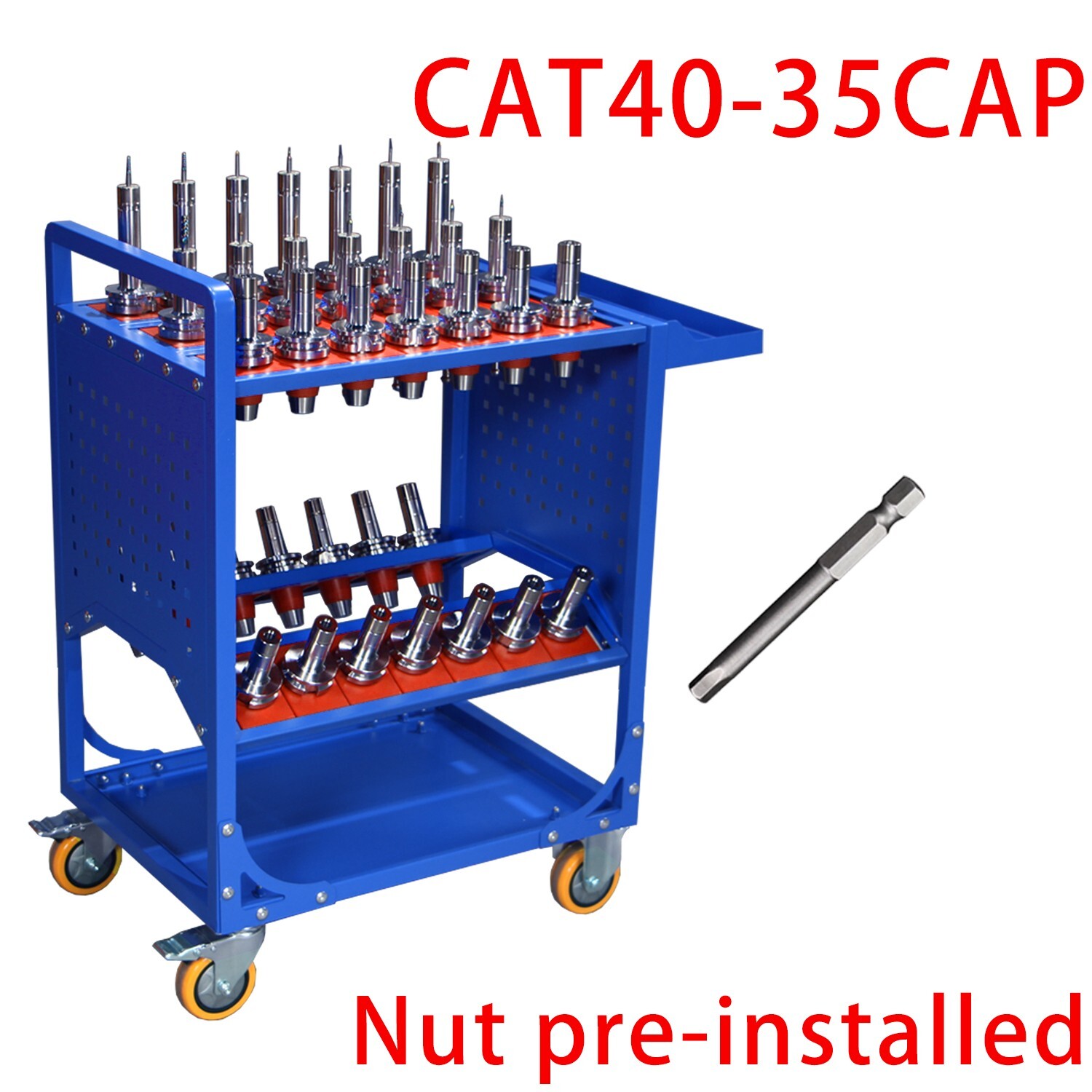 CAT40 CNC Tool Cart BT40 cnc tool holder trolley with mounting tool trolley tray CAT40 CNC Tool Cart BT40 cnc tool holder trolley with mounting tool trolley tray