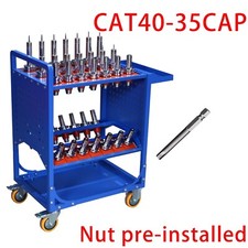 CAT40 CNC Tool Cart BT40 cnc tool holder trolley with mounting tool trolley tray picture