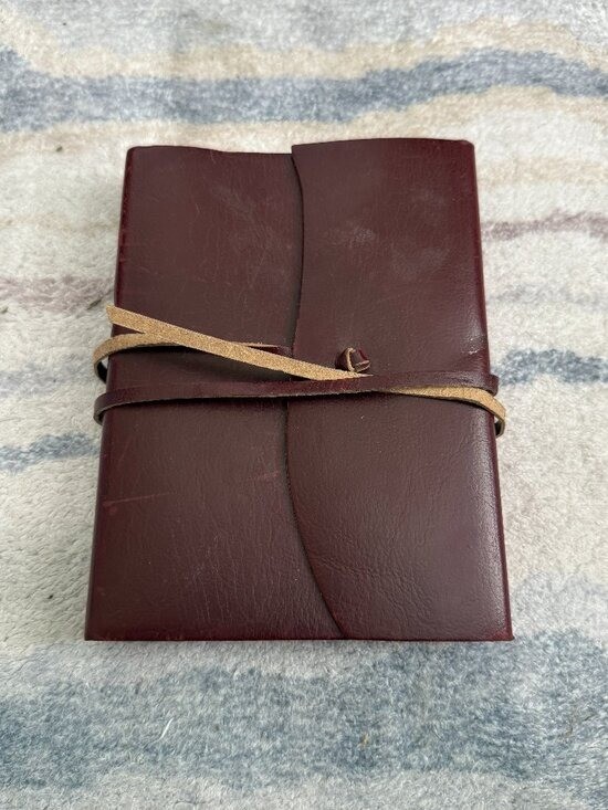 Vintage 2003 Cavallini & Co. Brown Leather Journal 5x7 Vintage 2003 Cavallini & Co. Brown Leather Journal 5x7