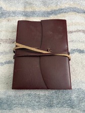 Vintage 2003 Cavallini & Co. Brown Leather Journal 5x7