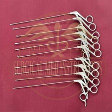 ENT Micro Laryngeal Forceps Set Of 10 PCs, Scissor Grasper Biopsy Cup Etc, 2X250 picture