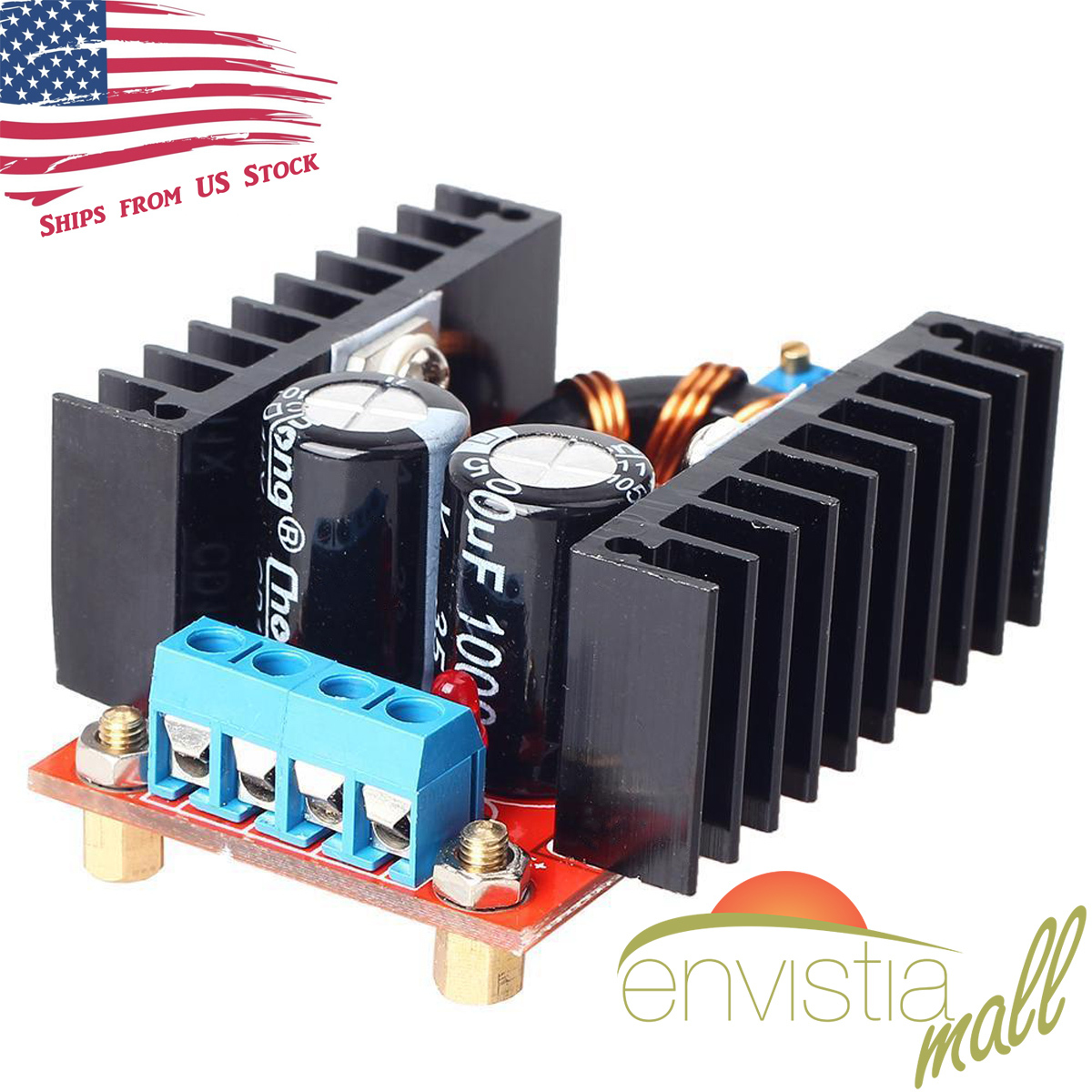 150W DC-DC Step Up Boost Converter Power Supply Module 10-32V to 12-35V 6A Out 150W DC-DC Step Up Boost Converter Power Supply Module 10-32V to 12-35V 6A Out