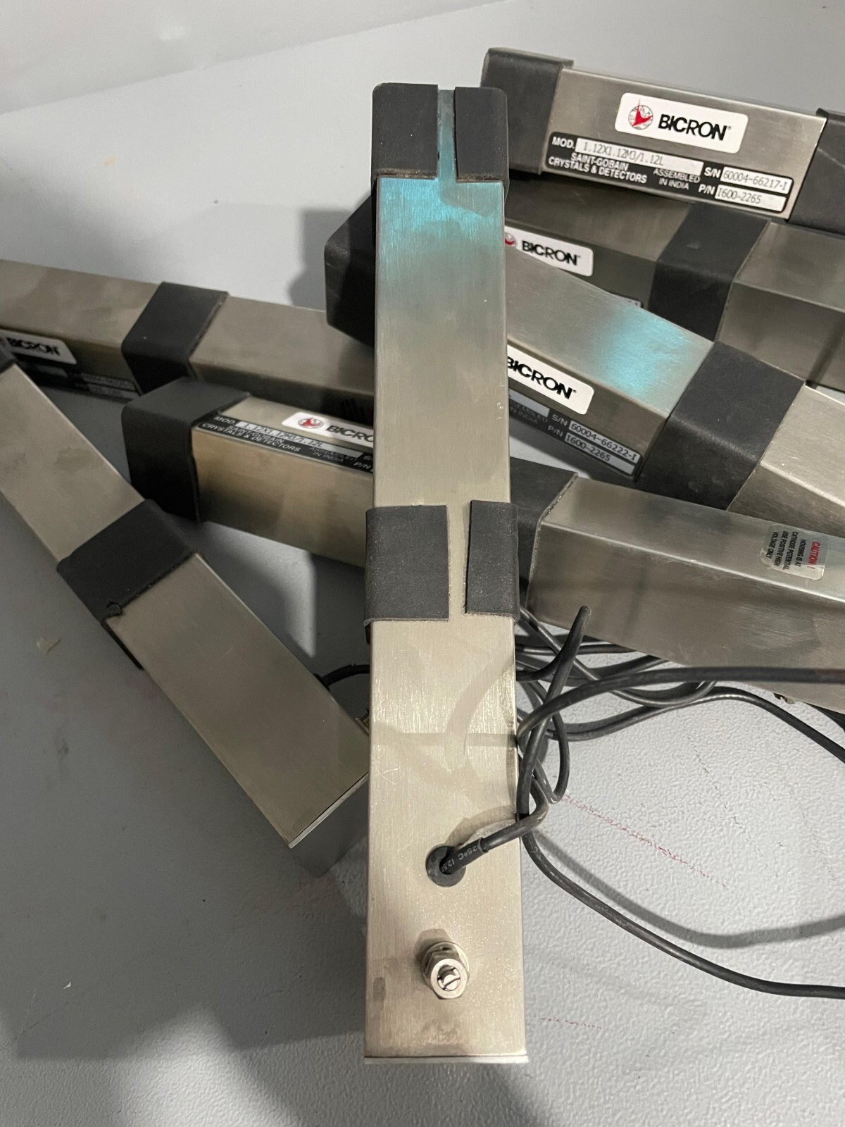 BICRON NaI(Tl) Scintillation Detector  1.12X1.12M3/1.12L with cable cut  [Used]