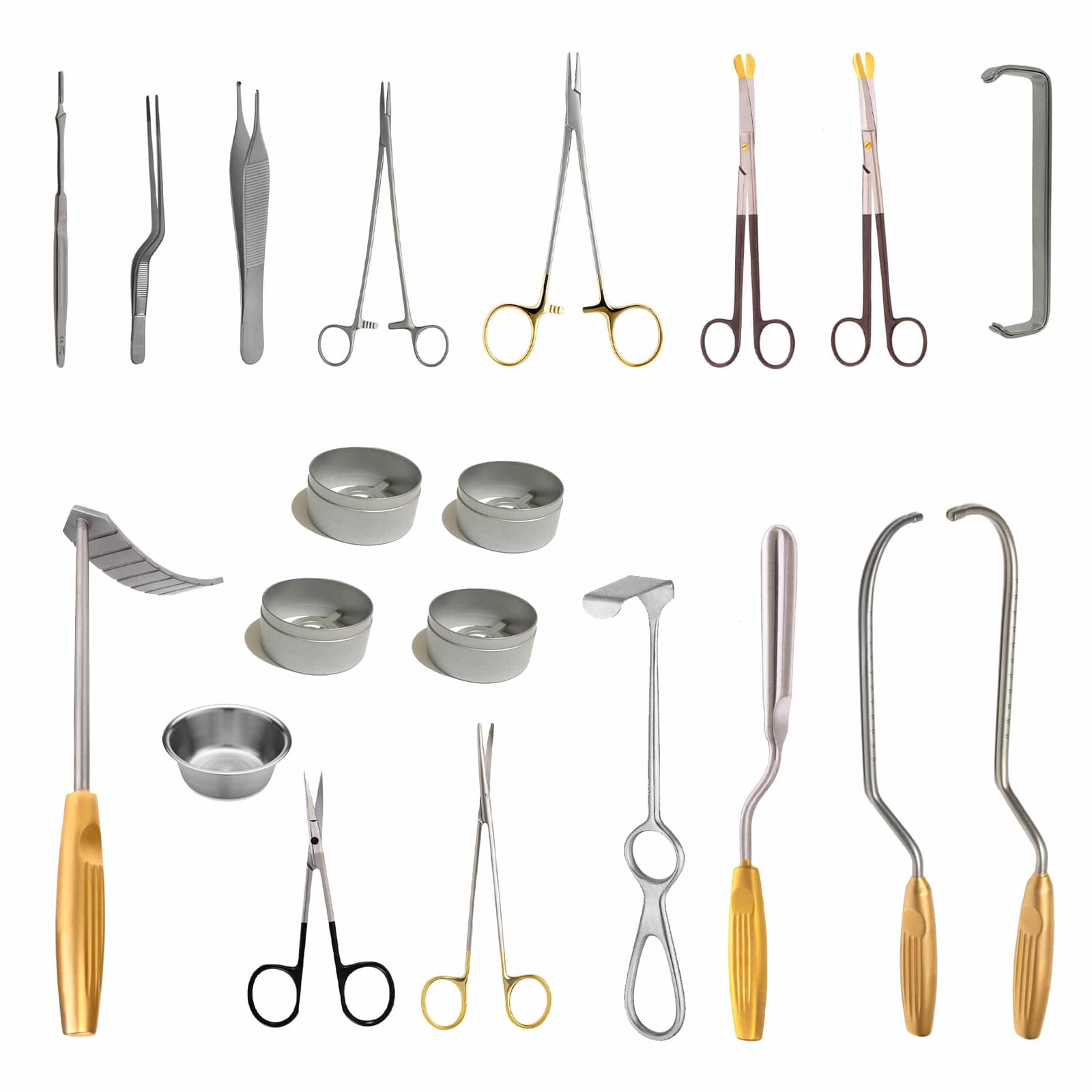 21 Pieces Mammaplasty Instruments Set - Plastic Surgery Surgical Instruments 21 Pieces Mammaplasty Instruments Set - Plastic Surgery Surgical Instruments