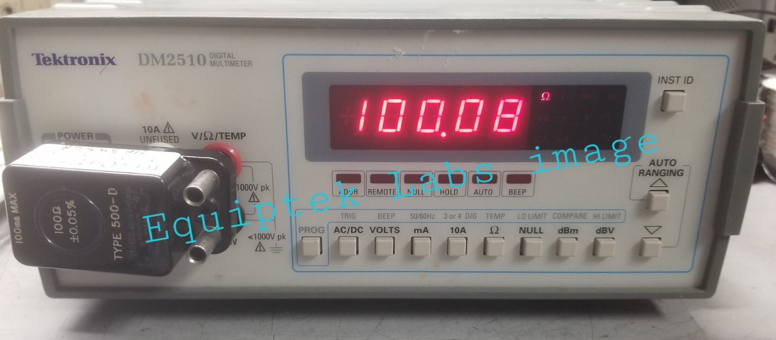 Tektronix DM2510 Multimeter 4½ digit DMM TESTED dBm, dBV, Compare Hi/Lo limit Tektronix DM2510 Multimeter 4½ digit DMM TESTED dBm, dBV, Compare Hi/Lo limit