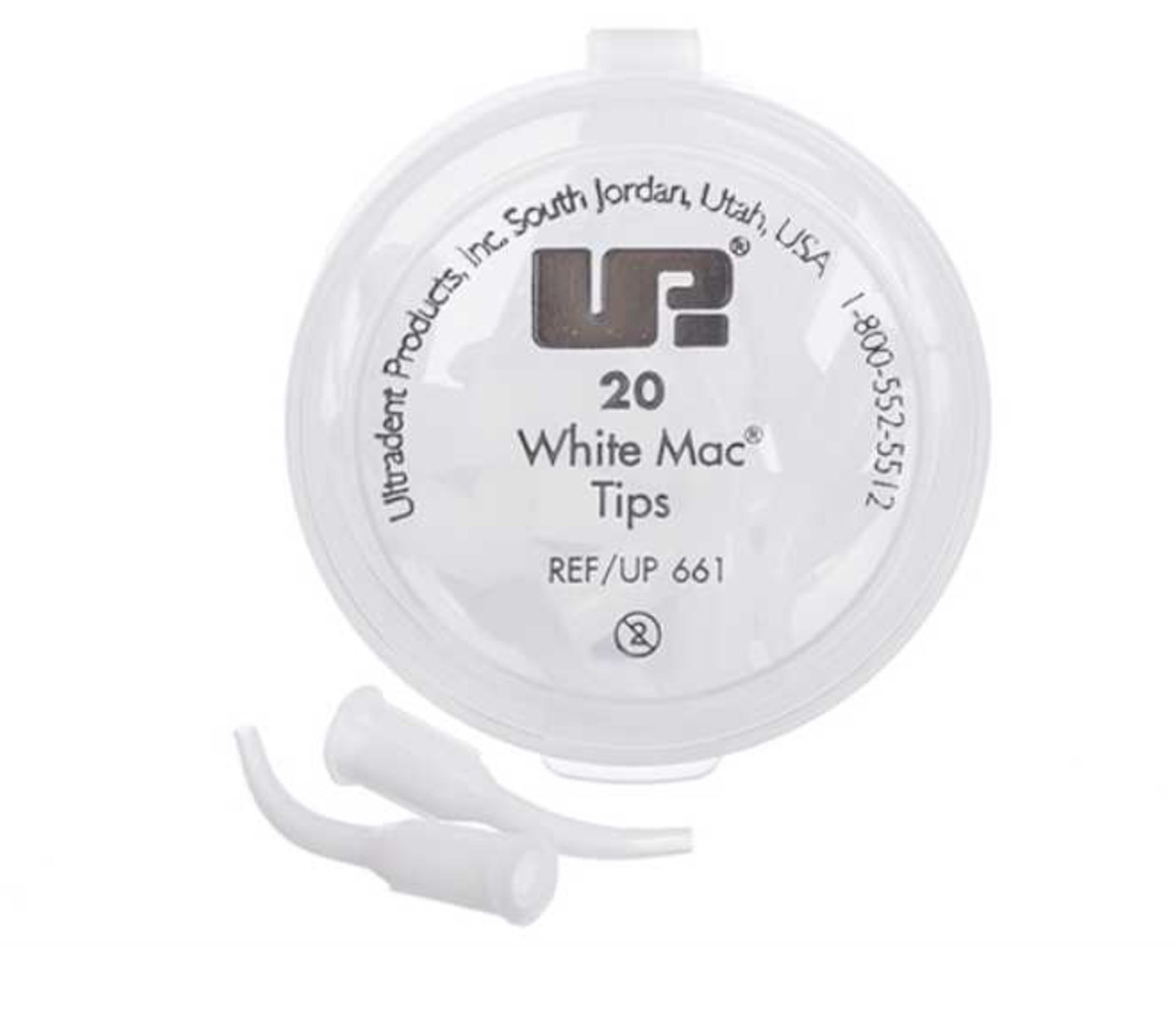 Ultradent White Mac Tips 661 - 20pcs Ultradent White Mac Tips 661 - 20pcs