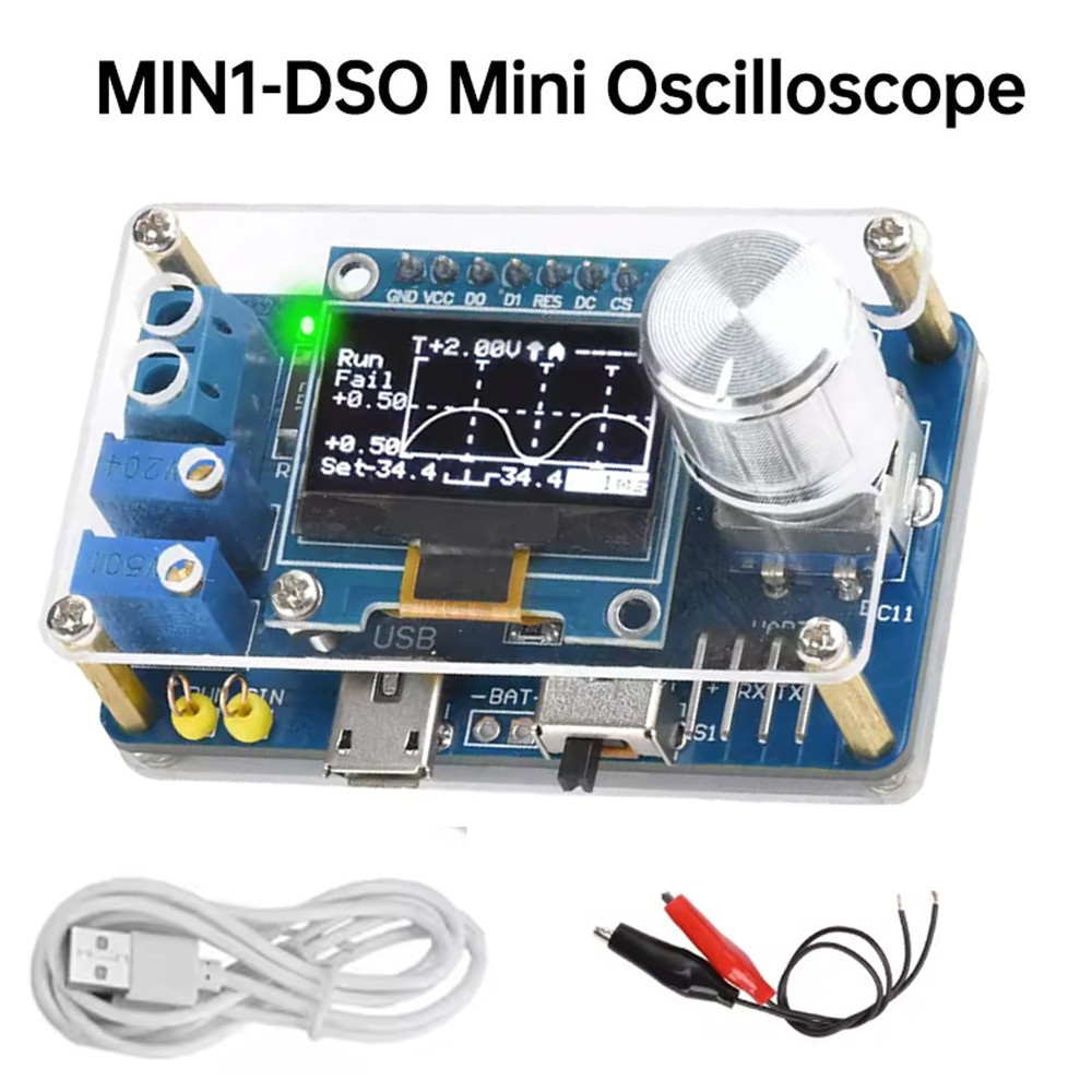 Mini Digital Oscilloscope Electronic DIY Kit STC DIY Soldering Practice Project Mini Digital Oscilloscope Electronic DIY Kit STC DIY Soldering Practice Project