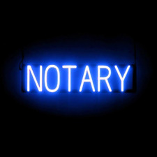 NOTARY Neon-Led Sign for Business. 25.3