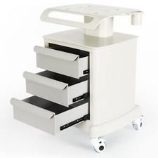 Medical Carts with Wheels,110LBS Load Mobile Ultrasound Trolley Cart for Hospita picture