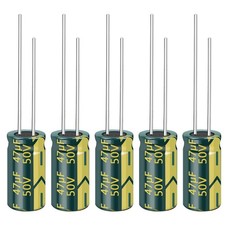 Cermant 20pcs 50V 47uF 6x12mm Aluminum Electrolytic Capacitors | High frequen... picture