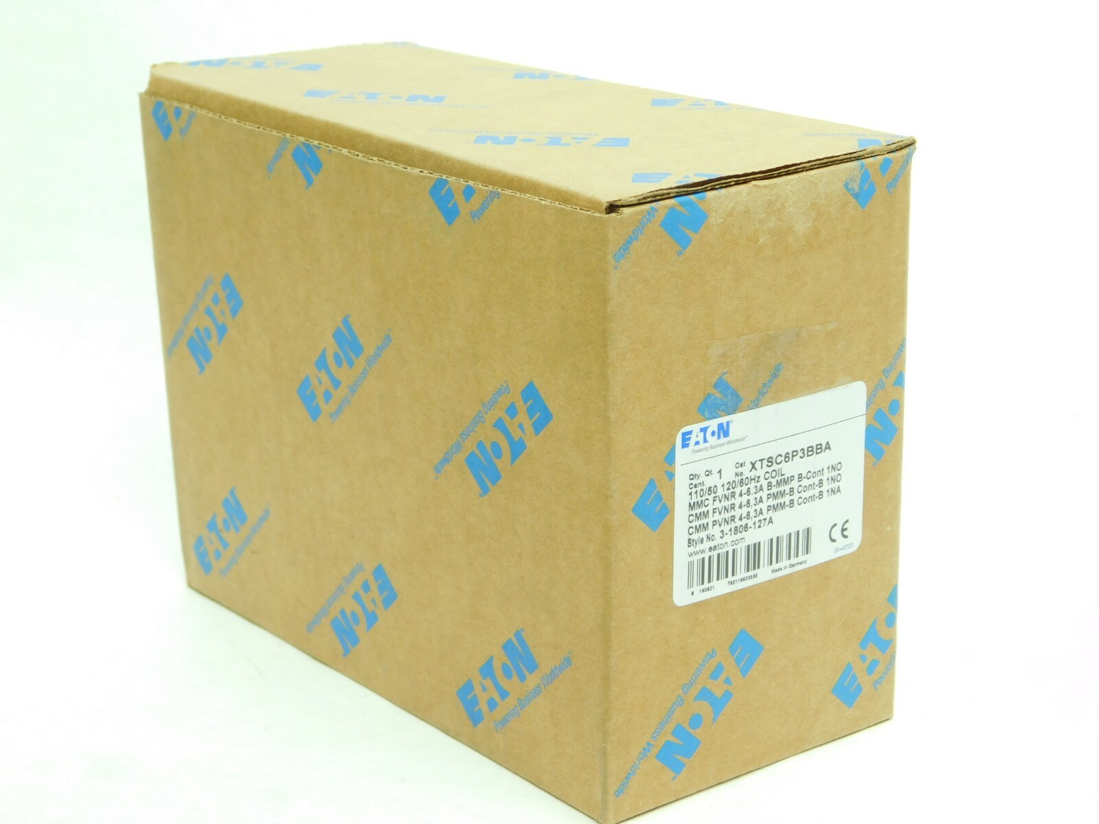 NEW EATON CORPORATION XTSC6P3BBA 110/50 120/60Hz COIL MMC FVRN 4-6.3A 1NO (VN) NEW EATON CORPORATION XTSC6P3BBA 110/50 120/60Hz COIL MMC FVRN 4-6.3A 1NO (VN)