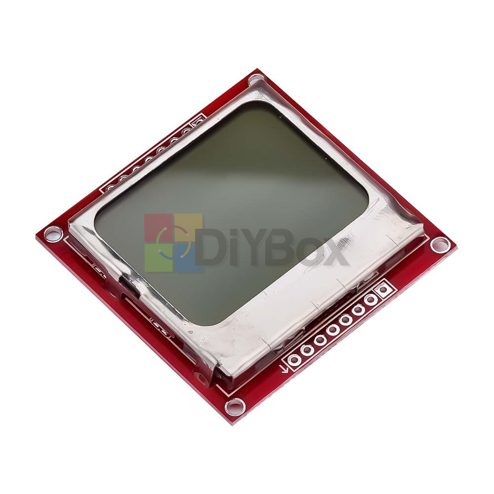 [10PCS] 84x48 Nokia White Backlight LCD Module Board Adapter PCB for Nokia 5110